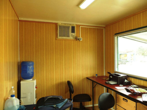 Pared pvc para contenedor